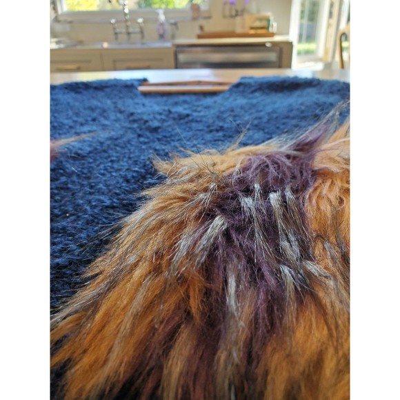 Zara Knit V-neck Wool Blend Sweater - SZ S - Picture 5 of 9